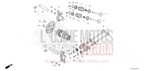 ARBRE A CAMES/SOUPAPE WW125SS de 2025